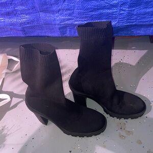 Black Women's High Heel Boots